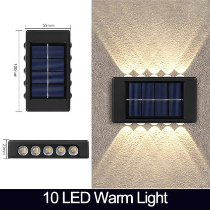 LISM Solar LED Wall Lamp Outdoor