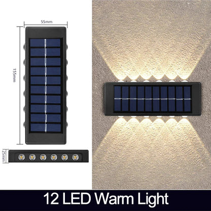 LISM Solar LED Wall Lamp Outdoor