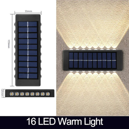 LISM Solar LED Wall Lamp Outdoor