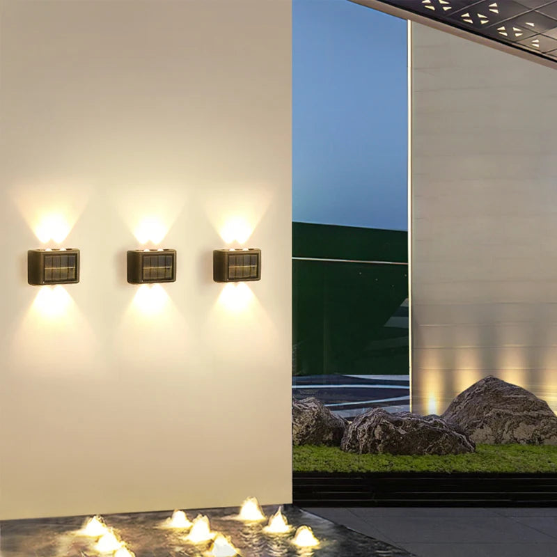 LISM Solar LED Wall Lamp Outdoor