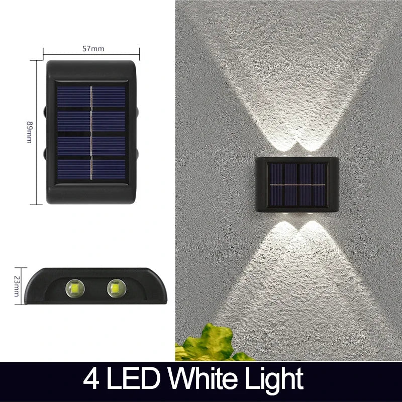 LISM Solar LED Wall Lamp Outdoor