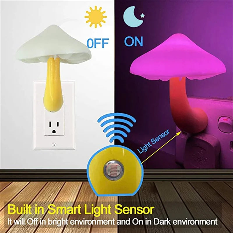 LISMH Mushroom LED Night Light