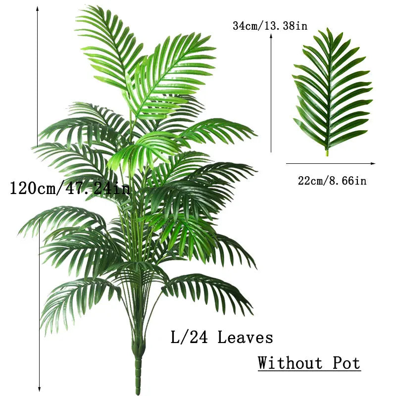 Large Artificial Tropical Palm Tree