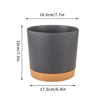 Large Circular Plastic Plant Pot