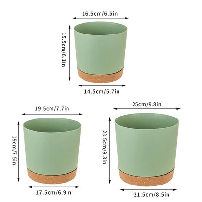 Large Circular Plastic Plant Pot