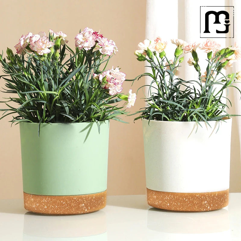 Large Circular Plastic Plant Pot