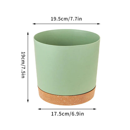 Large Circular Plastic Plant Pot