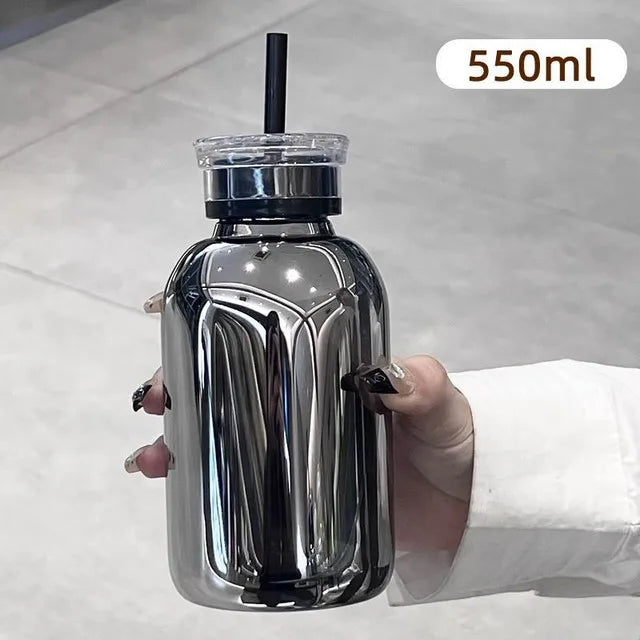 Large Glass Water Bottle 700ml