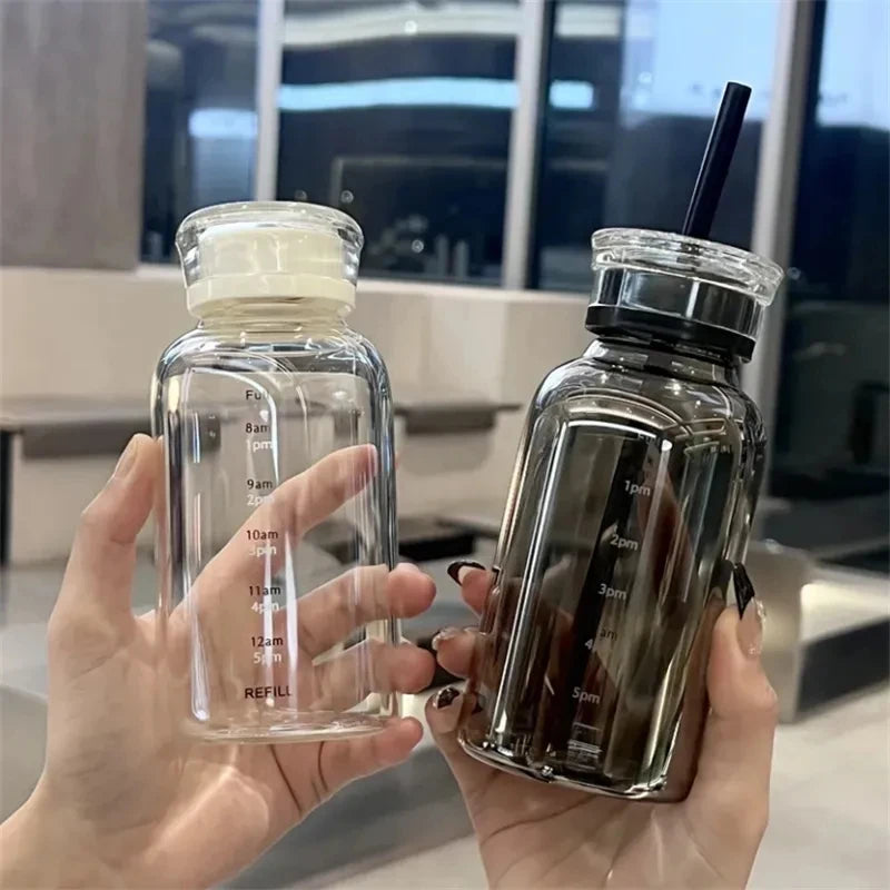 Large Glass Water Bottle 700ml