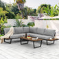 Large L-Shaped Outdoor Sofa Set