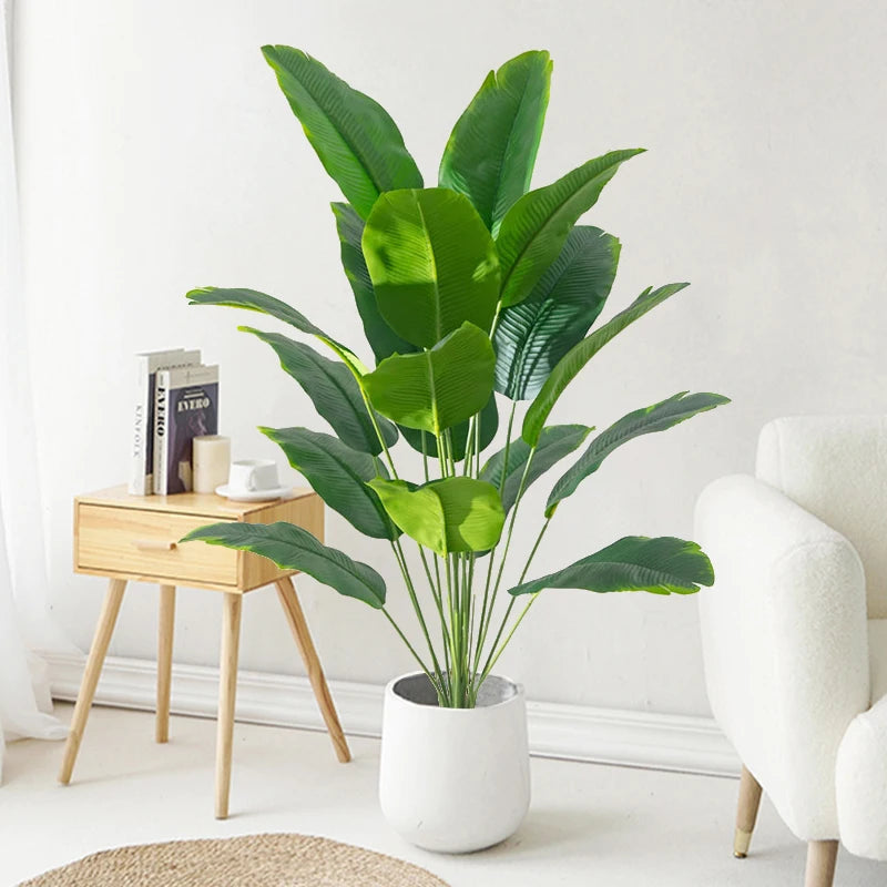 Large Lifelike Tropical Palm Plant