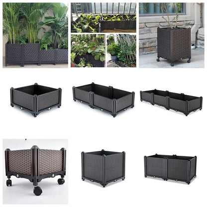 Large Reusable Plastic Garden Planter