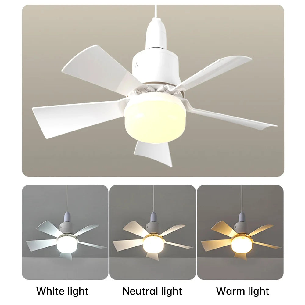 Large White E27 Remote Ceiling Fan