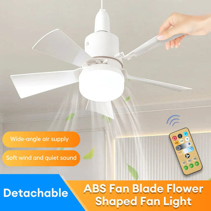 Large White E27 Remote Ceiling Fan