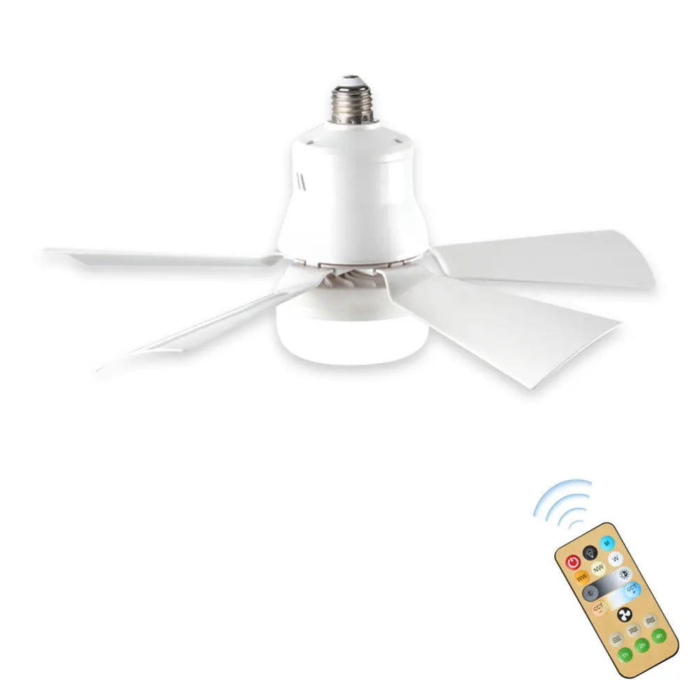 Large White E27 Remote Ceiling Fan