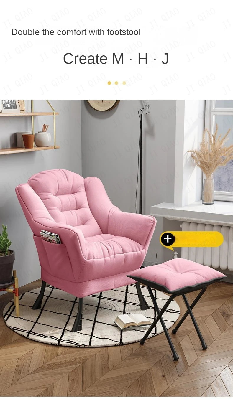 Lazy Leisure Armchair with Footrest