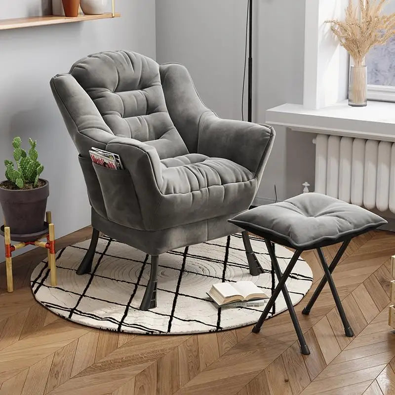 Lazy Leisure Armchair with Footrest