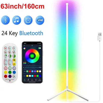 Leclstar 160cm RGB Dimmable Floor Lamp