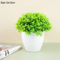 Lifelike Mini Green Bonsai Plant