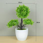 Lifelike Mini Green Bonsai Plant