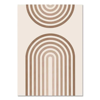 Light-coloured Bohemian Canvas Wall Art