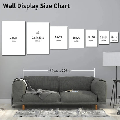 Light-coloured Bohemian Canvas Wall Art