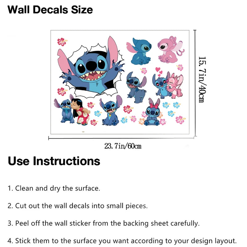 Lilo & Stitch Kids Wall Stickers