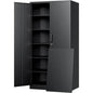 Lockable Black Metal Storage Cabinet