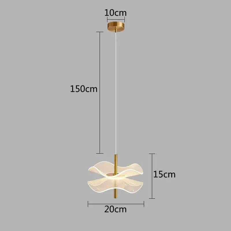 Lotus Leaf LED Pendant Light