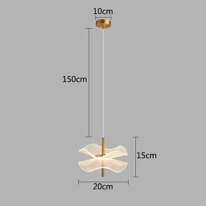 Lotus Leaf LED Pendant Light