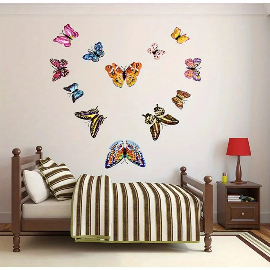 Luminous 3D Butterfly Fridge Magnets