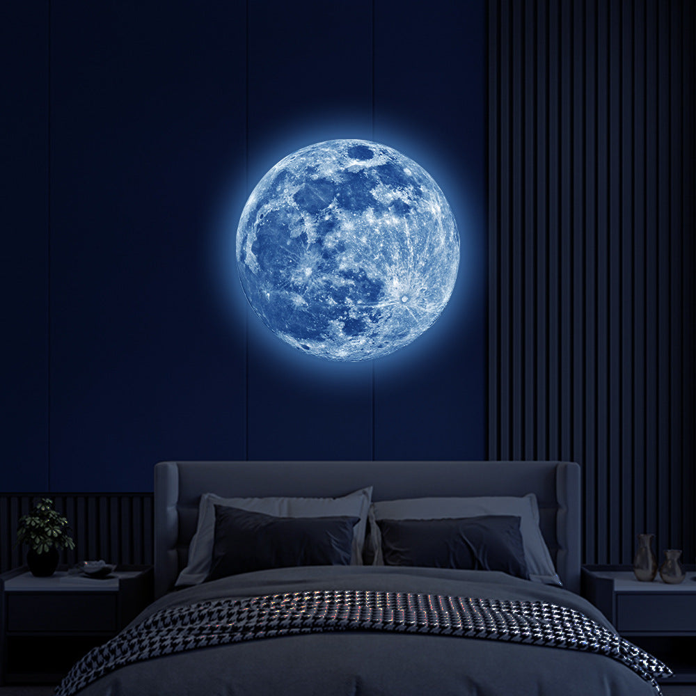 Luminous 3D Moon Wall Sticker