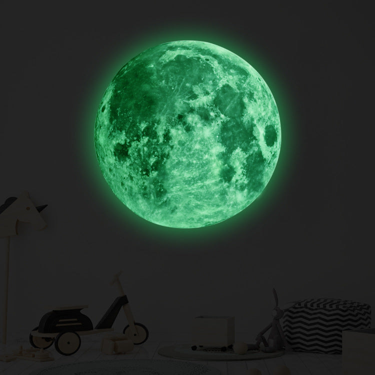 Luminous 3D Moon Wall Sticker