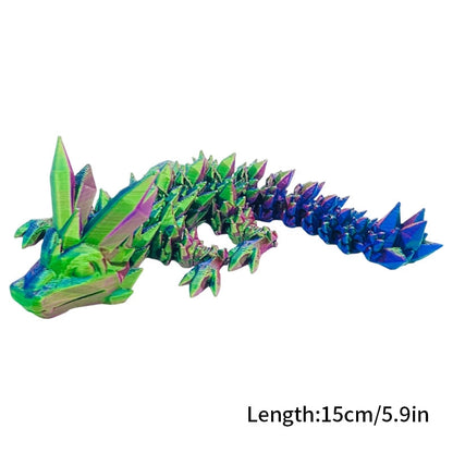 Luminous 3D Printed Flexible Dragon