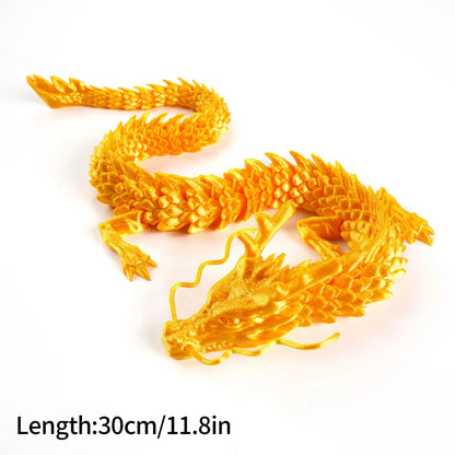 Luminous 3D Printed Flexible Dragon