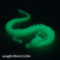 Luminous 3D Printed Flexible Dragon