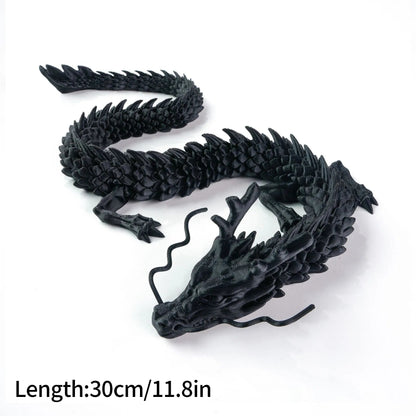 Luminous 3D Printed Flexible Dragon