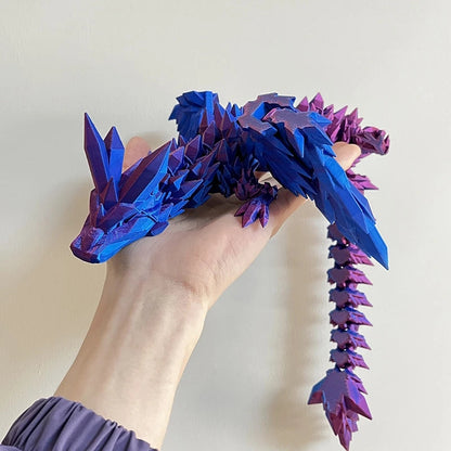 Luminous 3D Printed Flexible Dragon