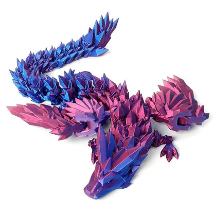 Luminous 3D Printed Flexible Dragon