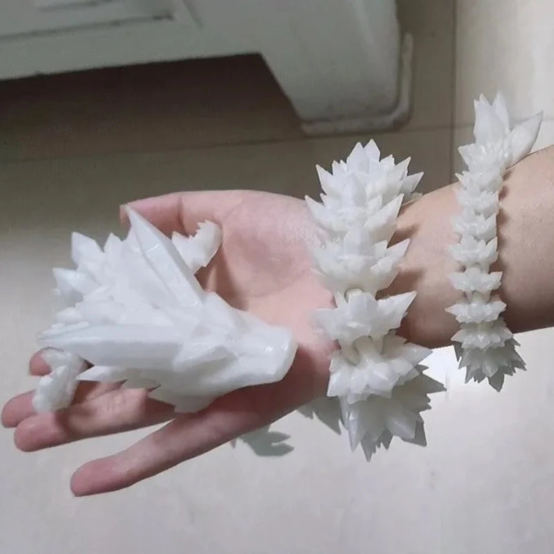 Luminous 3D Printed Flexible Dragon