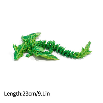 Luminous 3D Printed Flexible Dragon