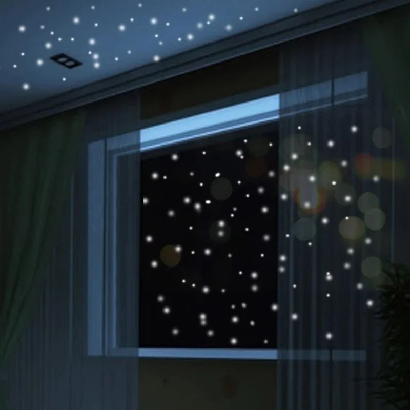 Luminous Glow-in-the-Dark Star Stickers