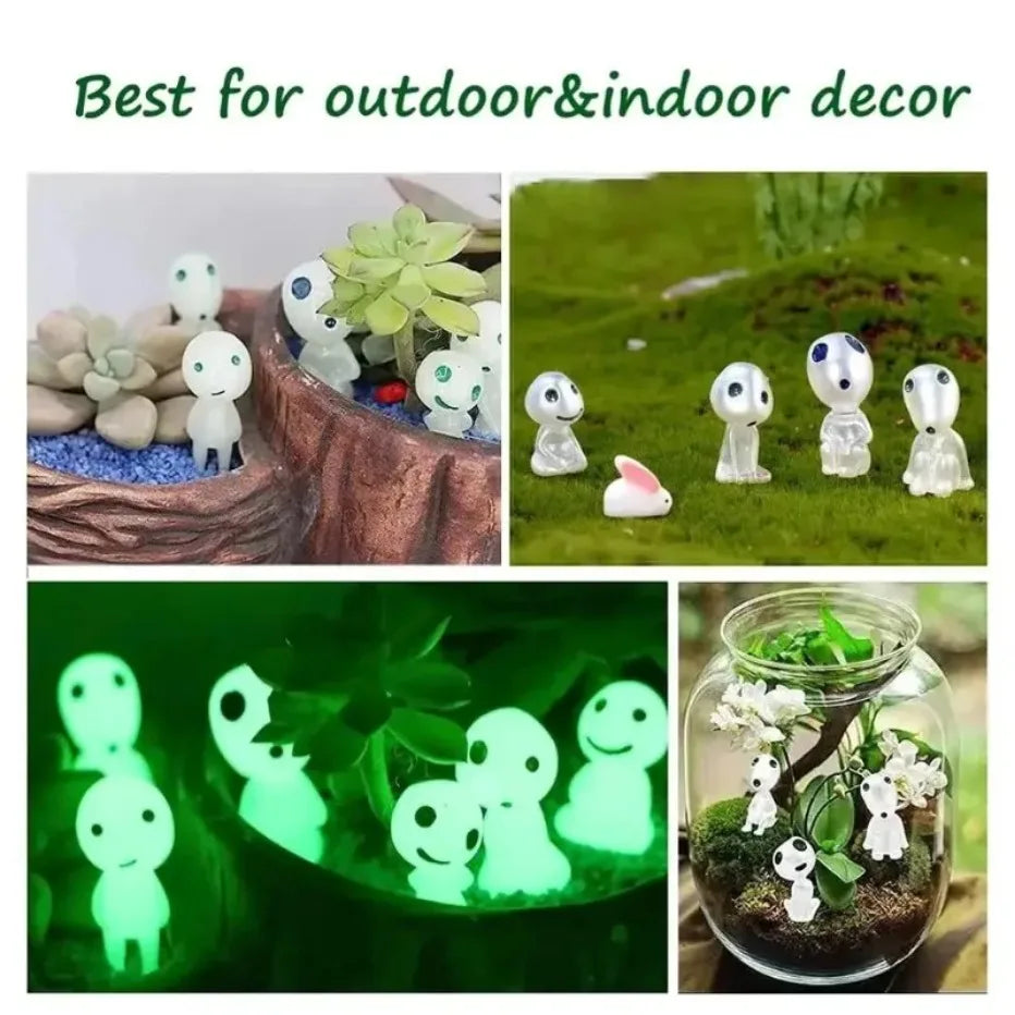 Luminous Mini Elf Figures for Gardens