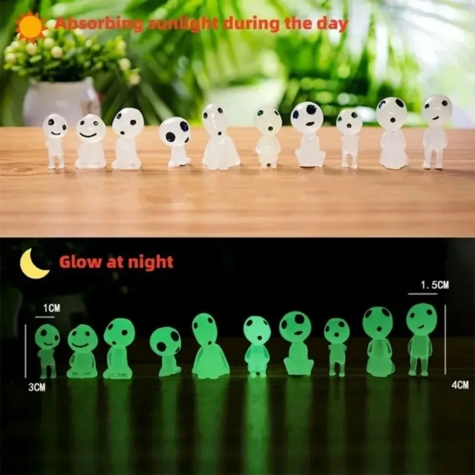 Luminous Mini Elf Figures for Gardens