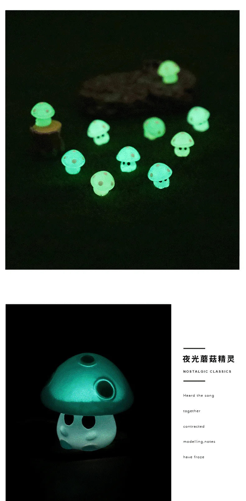 Luminous Mini Mushroom Garden Decor