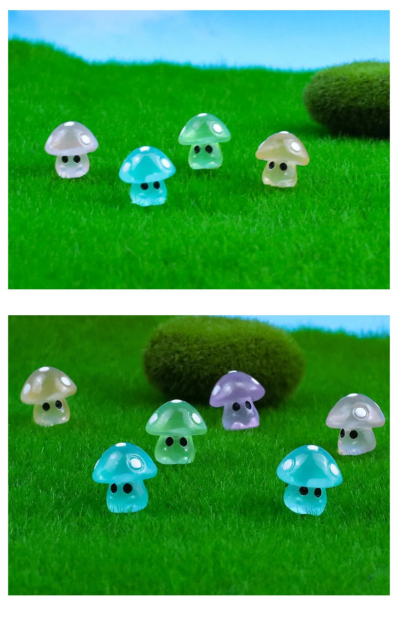 Luminous Mini Mushroom Garden Decor