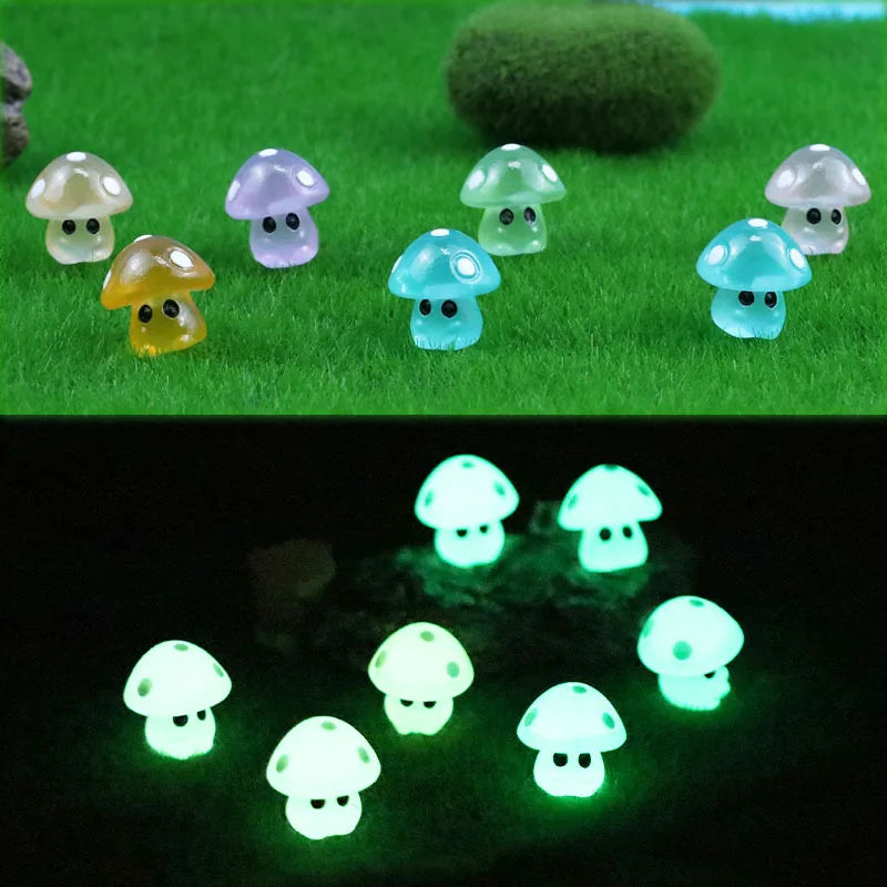 Luminous Mini Mushroom Garden Decor