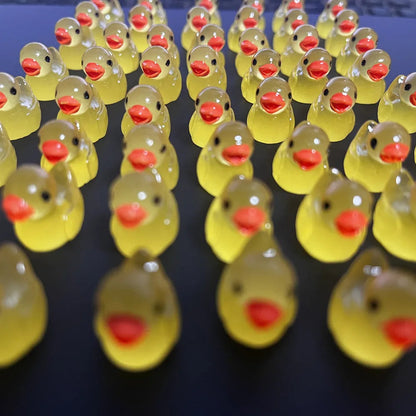 Luminous Mini Yellow Duck Ornaments