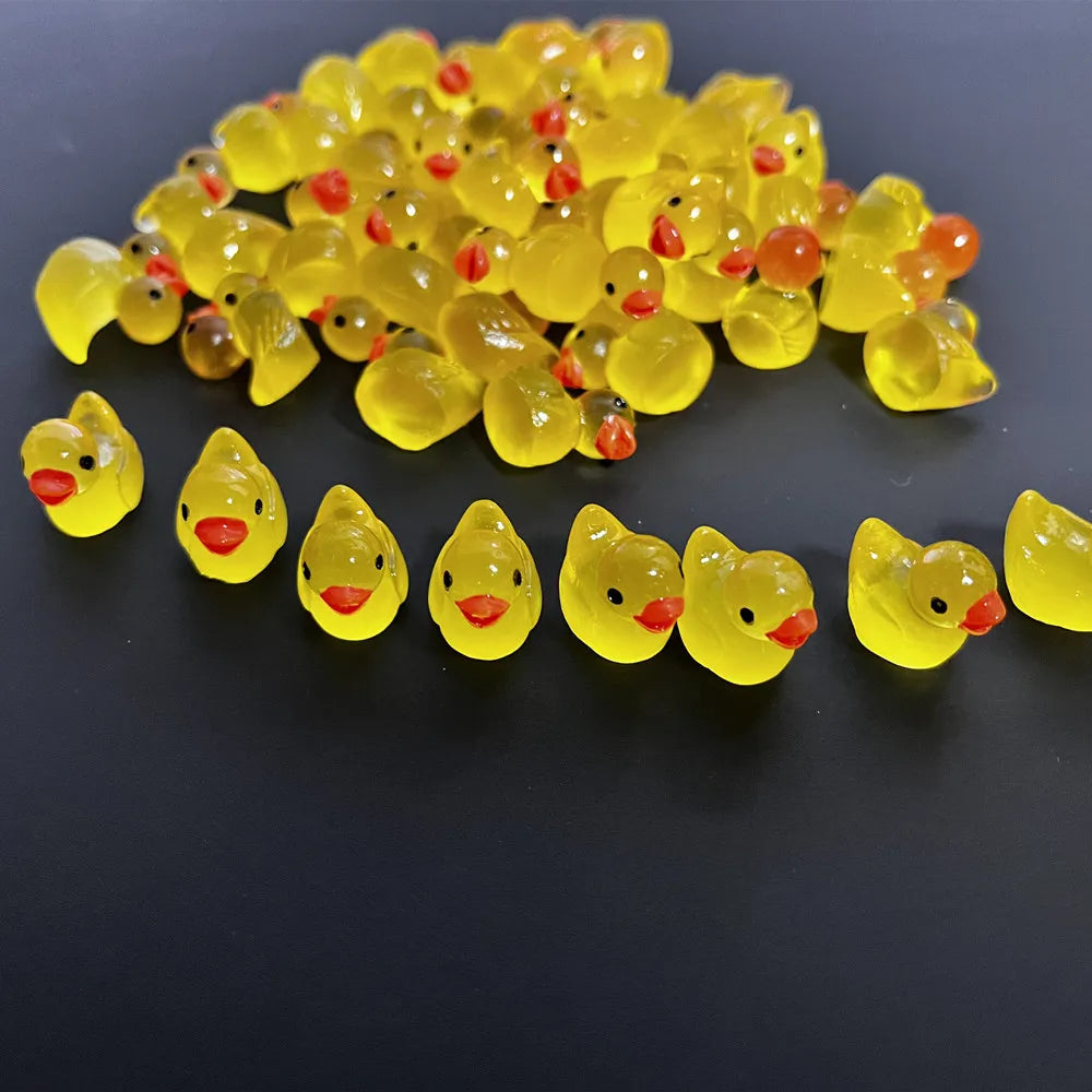 Luminous Mini Yellow Duck Ornaments