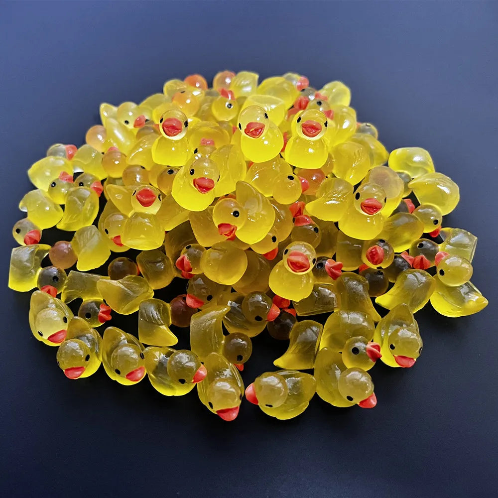 Luminous Mini Yellow Duck Ornaments